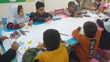 کارگاه رنگ آمیزی هفته کتاب